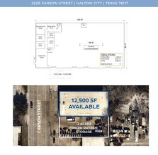 2220 Carson St, Haltom City, TX for lease Floor Plan- Image 1 of 1