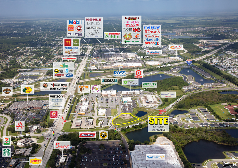 Hollywood Blvd & Palm Bay Rd NE, West Melbourne, FL for lease - Building Photo - Image 3 of 4