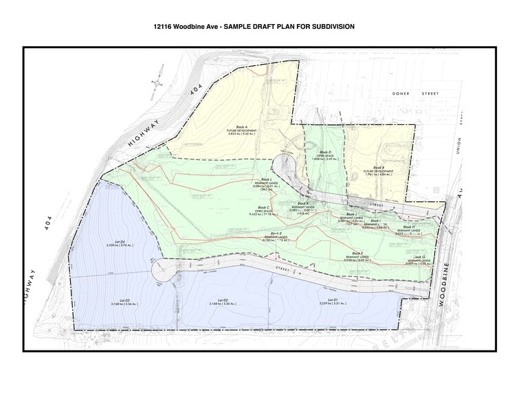 12116 Woodbine Av, Whitchurch-Stouffville, ON for sale - Site Plan - Image 3 of 3