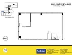 300 Continental Blvd, El Segundo, CA for lease Floor Plan- Image 1 of 1