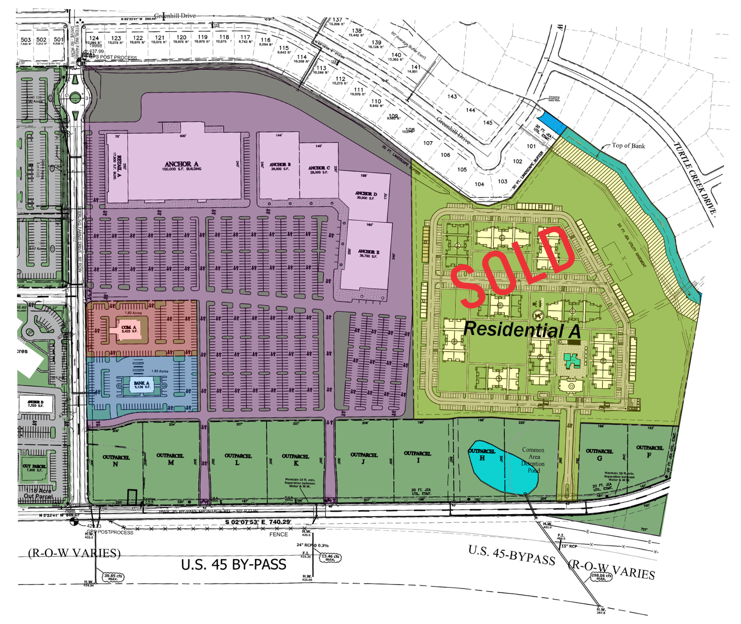 0 Highway 45 Byp, Jackson, TN for sale Site Plan- Image 1 of 15