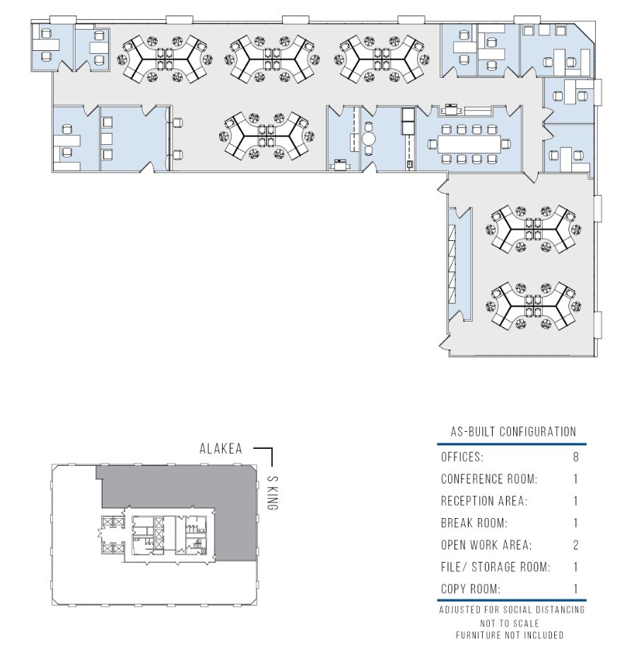 1001 Bishop St, Honolulu, HI for lease Floor Plan- Image 1 of 1