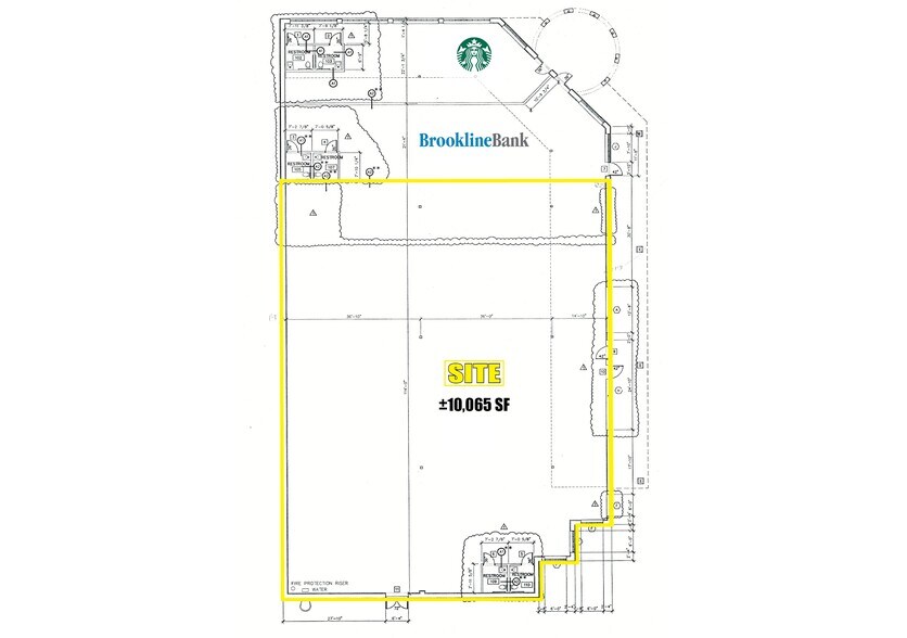 1804-1808 Centre St, West Roxbury, MA for lease - Site Plan - Image 2 of 4