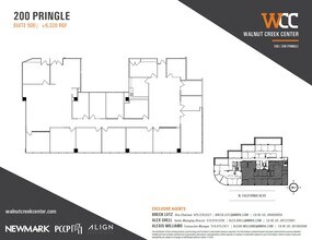 100 Pringle Ave, Walnut Creek, CA for lease Floor Plan- Image 1 of 1