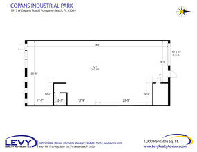 1927-1933 W Copans Rd, Pompano Beach, FL for lease Floor Plan- Image 2 of 2