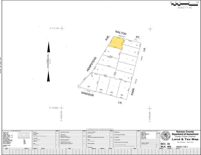 558-560 Hempstead Ave, West Hempstead, NY for sale - Plat Map - Image 1 of 1