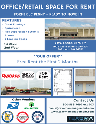 More details for 308 S State St, Fairmont, MN - Retail for Lease