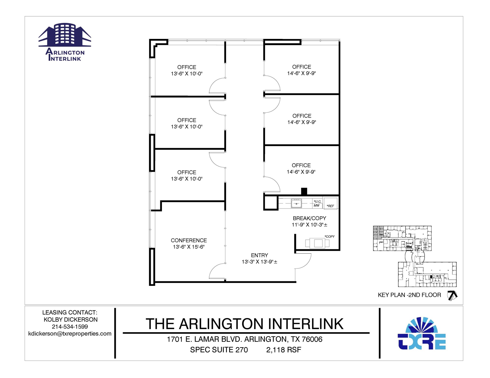 1701 E Lamar Blvd, Arlington, TX for lease Floor Plan- Image 1 of 1