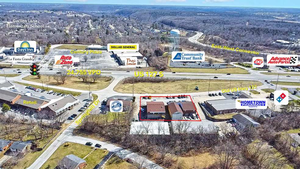 1122-1130 US Highway 127 S, Frankfort, KY for lease - Aerial - Image 3 of 5