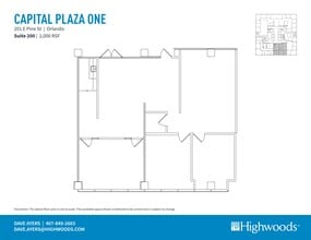 201 E Pine St, Orlando, FL for lease Site Plan- Image 1 of 1