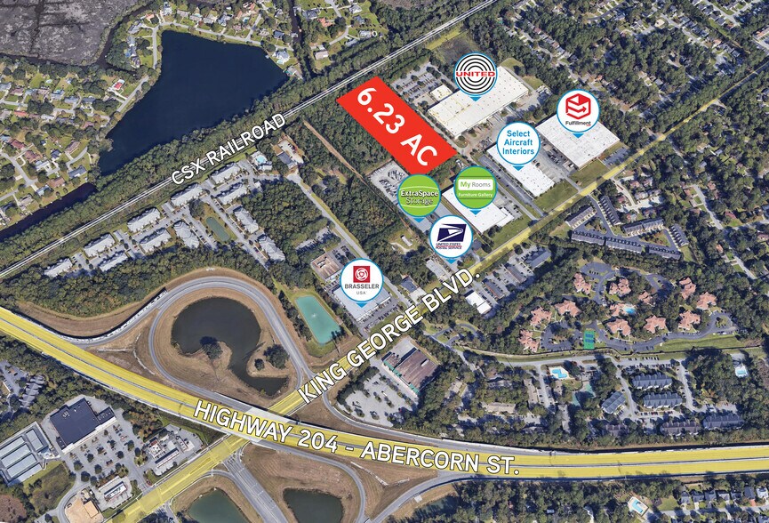 774 King George Blvd, Savannah, GA for sale - Aerial - Image 1 of 1