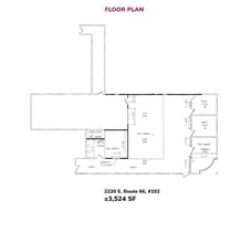 2200 E Route 66, Glendora, CA for lease Floor Plan- Image 1 of 2