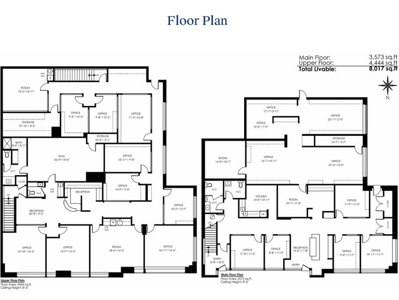 19162 22nd Ave, Surrey, BC for lease - Floor Plan - Image 1 of 4
