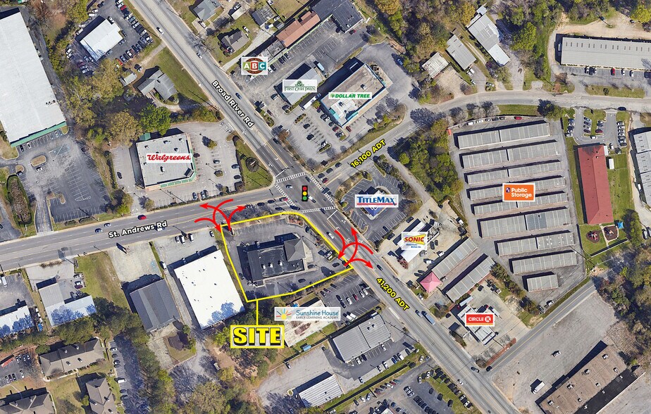 3055 Broad River Rd, Columbia, SC for lease - Aerial - Image 3 of 5