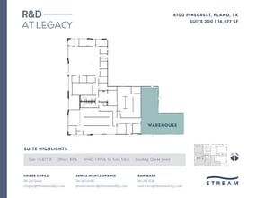 6400 Pinecrest Dr, Plano, TX for lease Floor Plan- Image 1 of 1