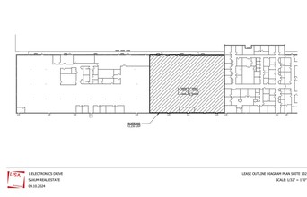 1 Electronics Dr, Hamilton, NJ for lease Floor Plan- Image 1 of 5