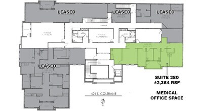401 S Coltrane Rd, Edmond, OK for lease Floor Plan- Image 2 of 2