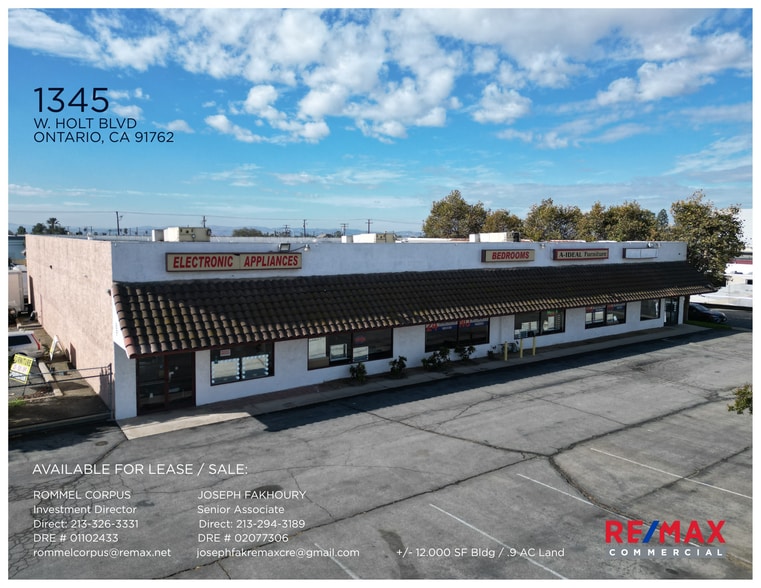 1345 W Holt Blvd, Ontario, CA for lease - Building Photo - Image 1 of 3