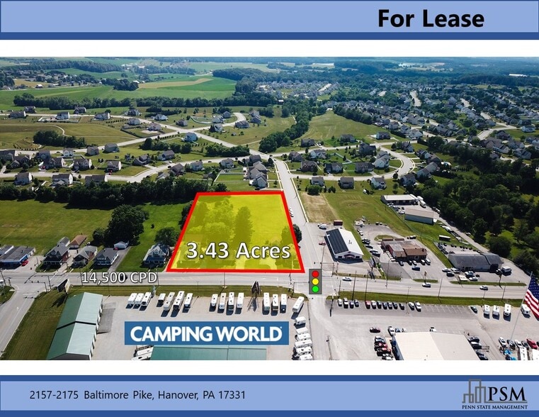 2157 Baltimore Pike, Hanover, PA for lease - Building Photo - Image 2 of 8