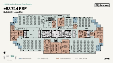2603-2633 Camino Ramon, San Ramon, CA for lease Floor Plan- Image 1 of 1