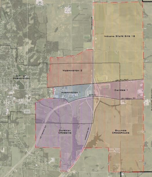 I-69 And US 50, Washington, IN for sale Aerial- Image 1 of 1