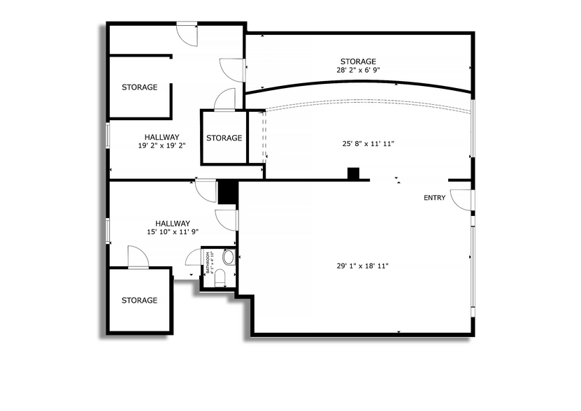 5219-5229 W 25th Ave, Edgewater, CO for lease - Floor Plan - Image 2 of 6
