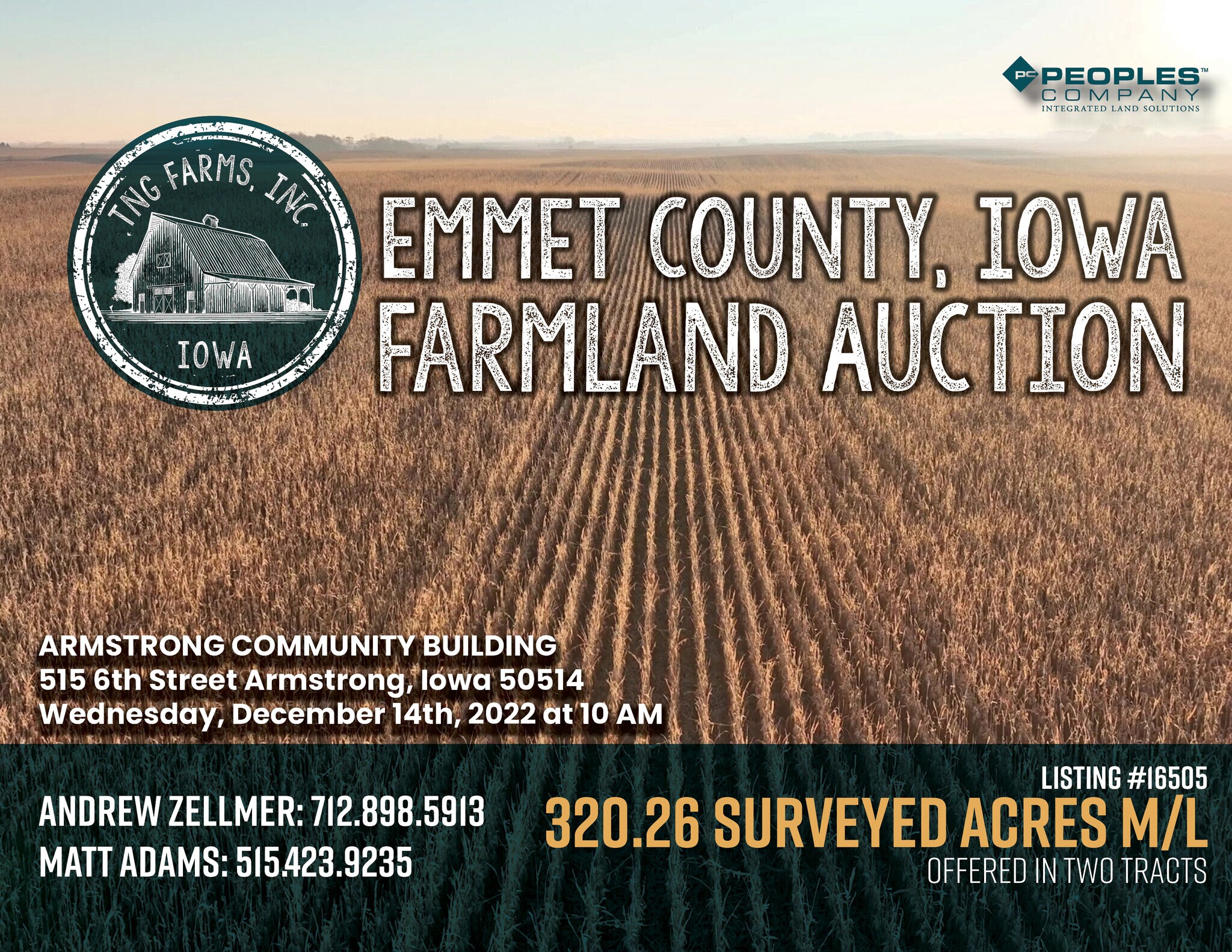 1 County Highway P12 / 560th Avenue, Armstrong, IA for sale Primary Photo- Image 1 of 1
