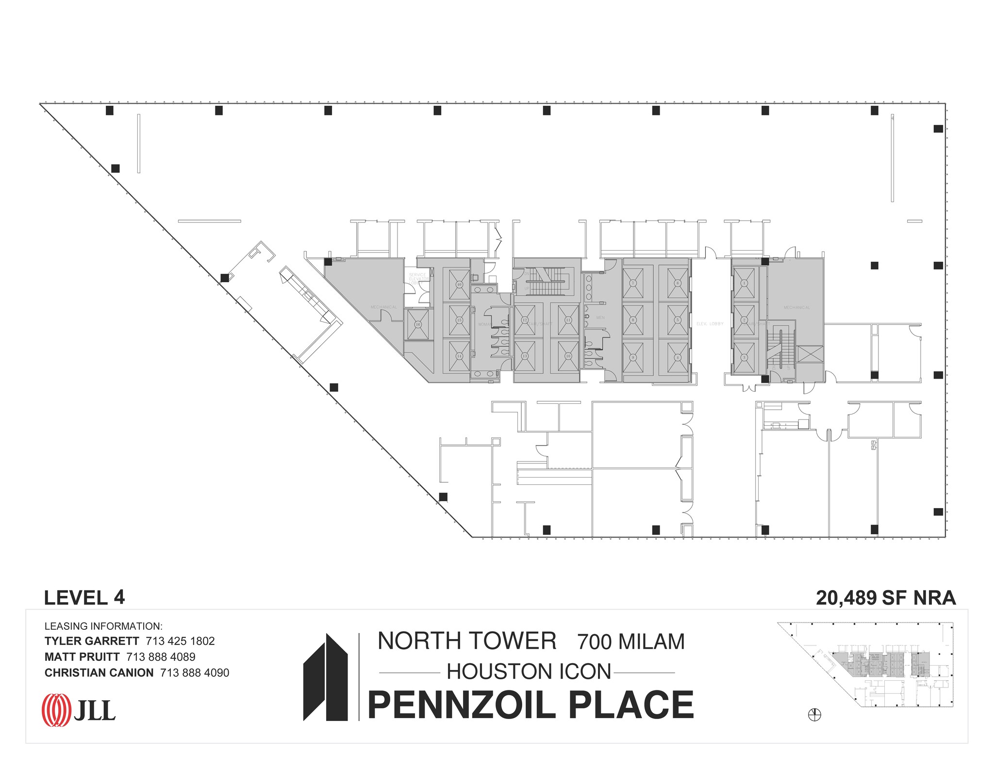 700 Milam St, Houston, TX for lease Floor Plan- Image 1 of 1