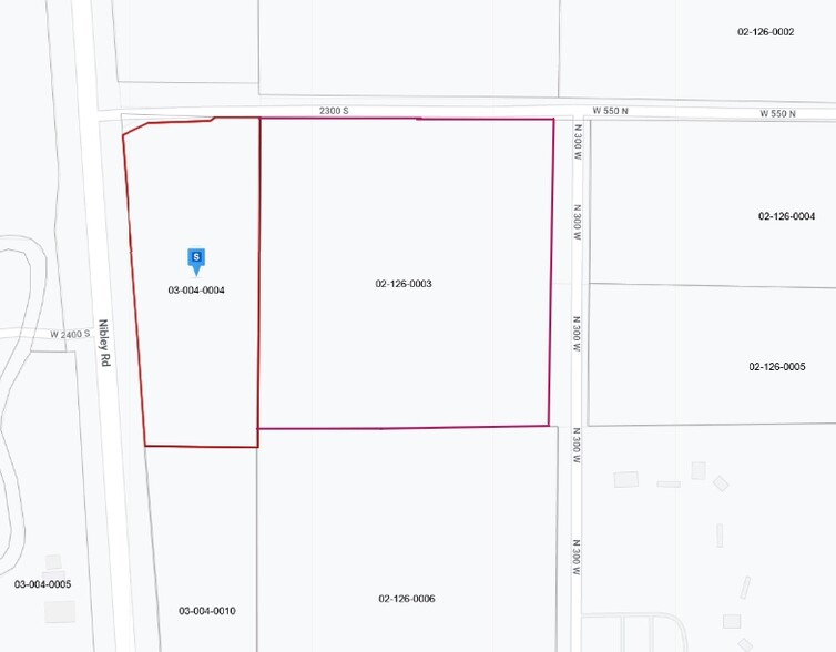 550 N and Main St, Millville, UT for sale - Plat Map - Image 2 of 2