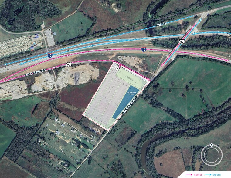 Land in Brookshire, TX for lease - Building Photo - Image 2 of 5