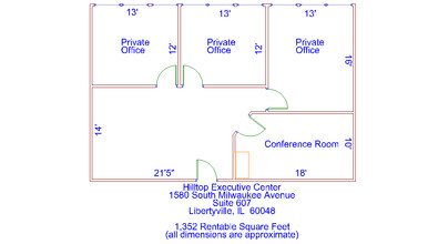 1580 S Milwaukee Ave, Libertyville, IL for lease Floor Plan- Image 1 of 1