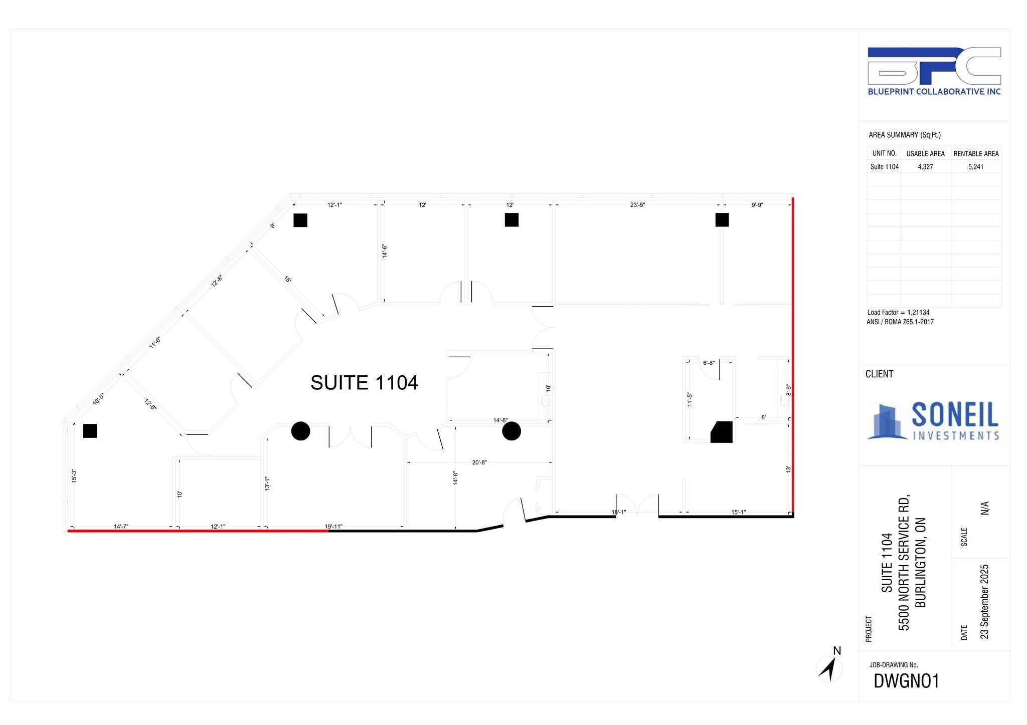 5500 N Service Rd, Burlington, ON for lease Site Plan- Image 1 of 10
