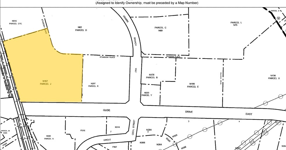 7520 Standish Pl, Rockville, MD for lease - Plat Map - Image 3 of 7