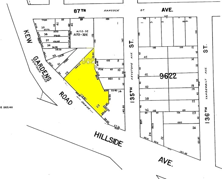 13411 Hillside Ave, Jamaica, NY for sale - Plat Map - Image 2 of 2