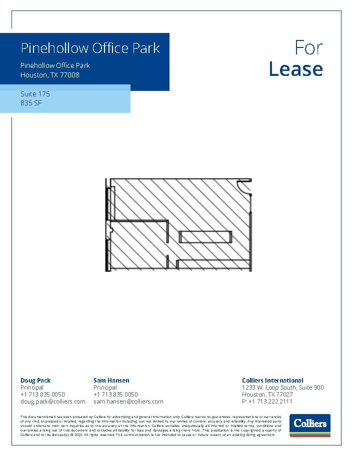 2525 N Loop Fwy W, Houston, TX for lease Floor Plan- Image 1 of 2