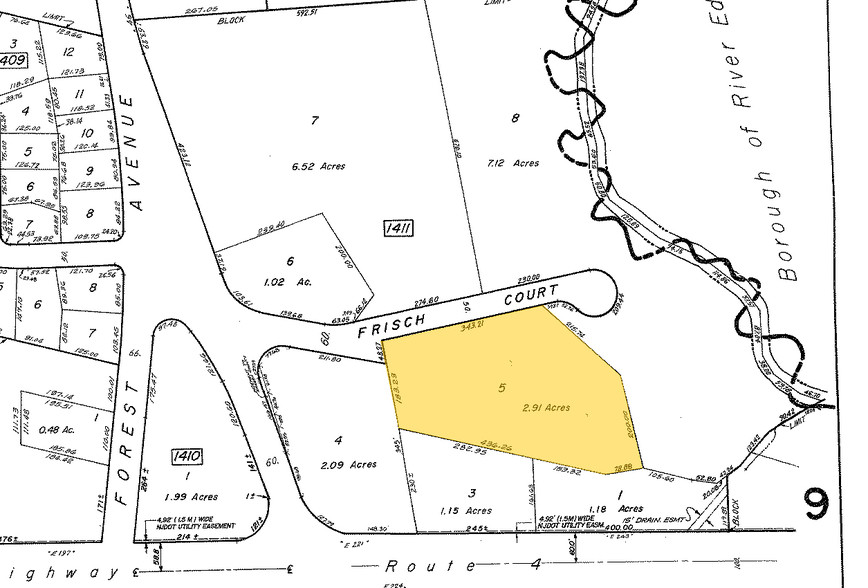 240 Frisch Ct, Paramus, NJ for lease - Plat Map - Image 2 of 9