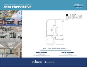 9330 Poppy Dr, Dallas, TX for lease Floor Plan- Image 1 of 1