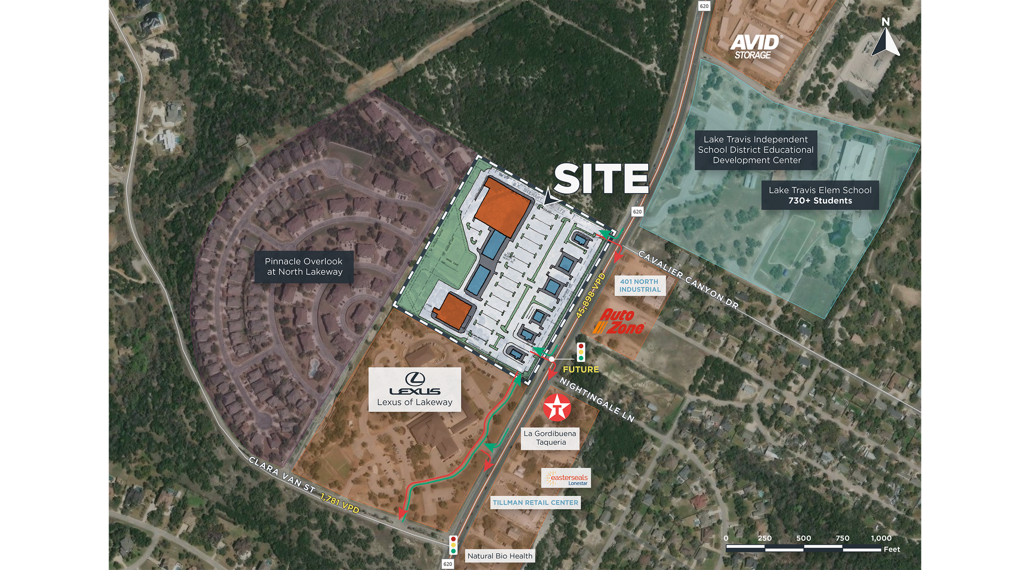 340 Ranch Rd 620 Rnch, Lakeway, TX for lease Aerial- Image 1 of 4