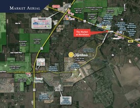 SWC Hwy 6 & Meridiana Pkwy, Manvel, TX - aerial  map view