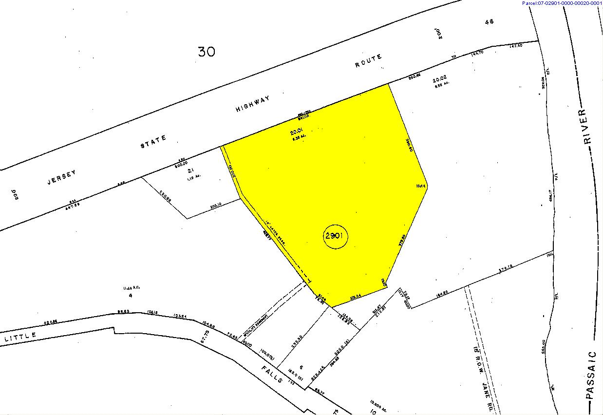 700 Route 46 E, Fairfield, NJ for sale Plat Map- Image 1 of 1
