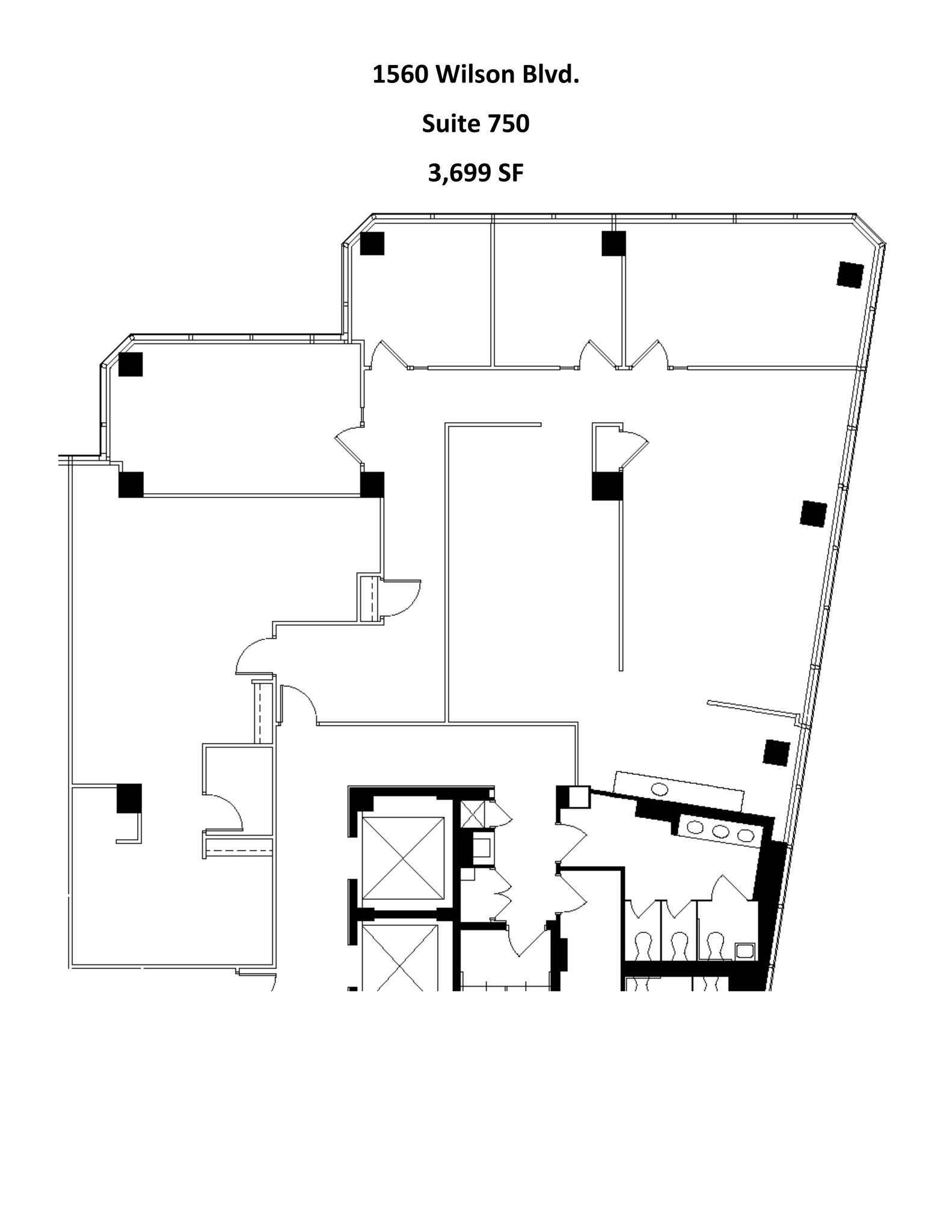 1560 Wilson Blvd, Arlington, VA for lease Site Plan- Image 1 of 2