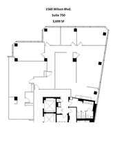 1560 Wilson Blvd, Arlington, VA for lease Site Plan- Image 1 of 2