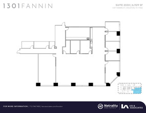 1301 Fannin St, Houston, TX for lease Floor Plan- Image 2 of 2