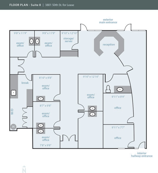 3801 50th St, Lubbock, TX for lease - Floor Plan - Image 3 of 24