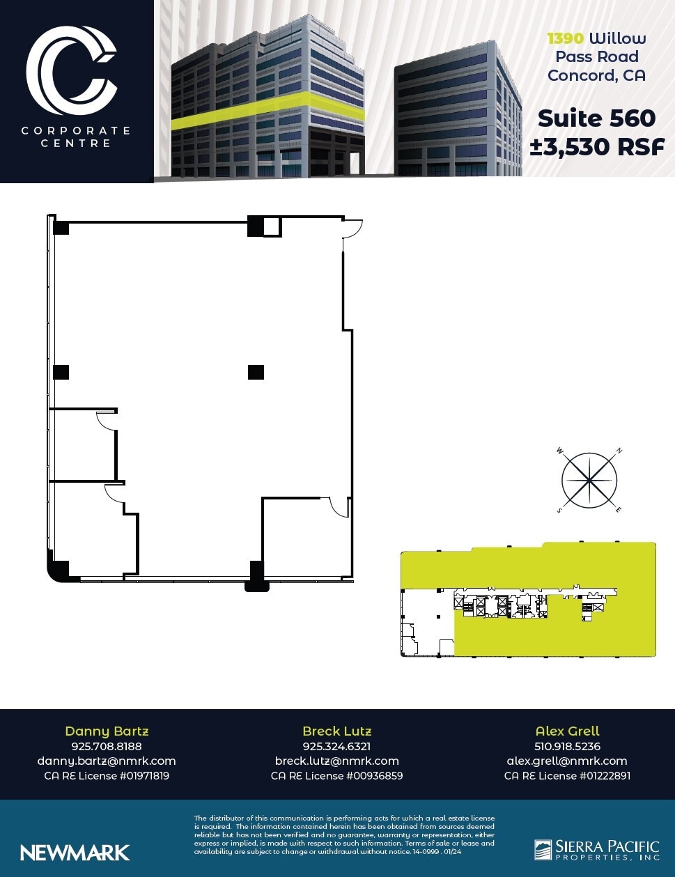 1390 Willow Pass Rd, Concord, CA for lease Floor Plan- Image 1 of 1