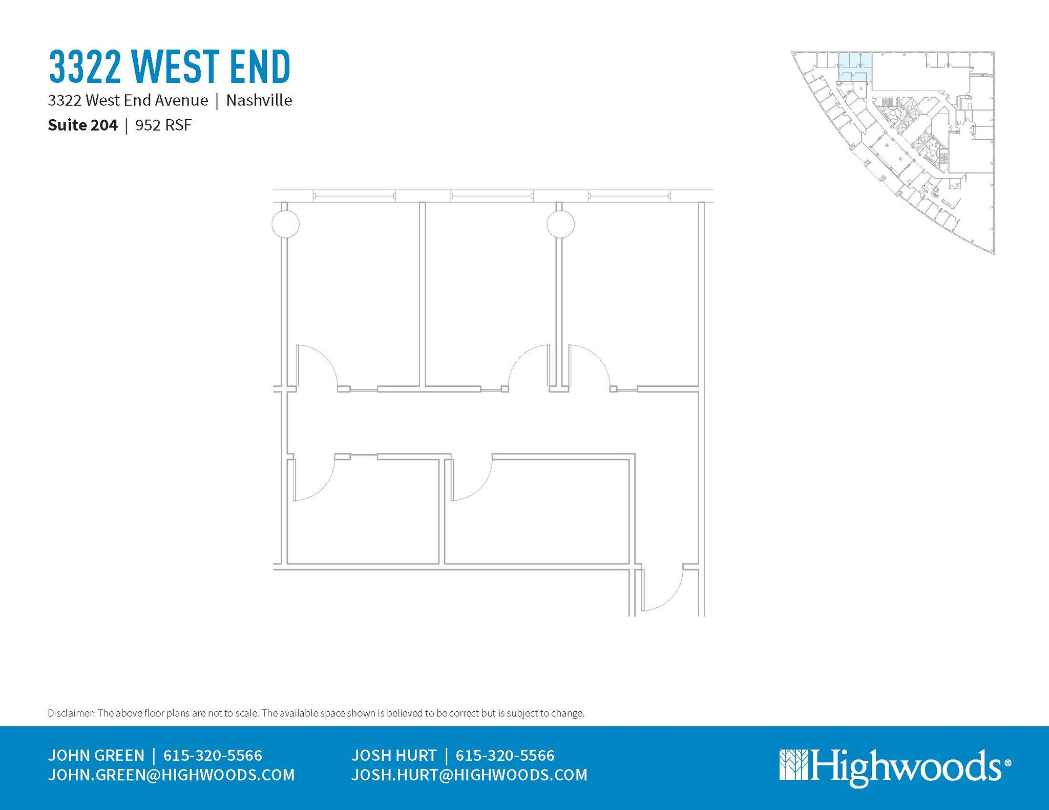 3322 West End Ave, Nashville, TN for lease Floor Plan- Image 1 of 1