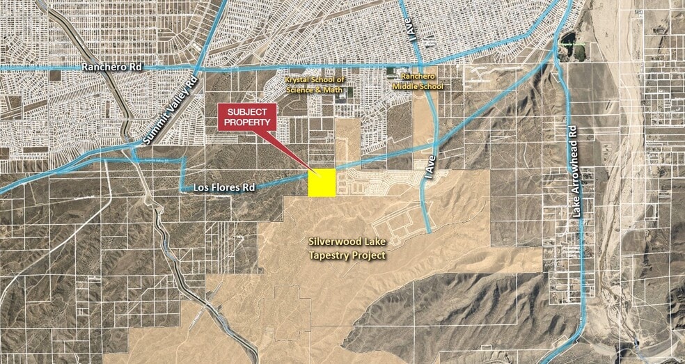 Las Flores Rd, Hesperia, CA for sale - Building Photo - Image 1 of 3