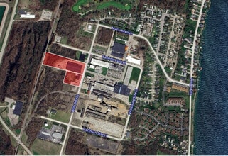 2420 Wills St, Marysville, MI - Aerial map view