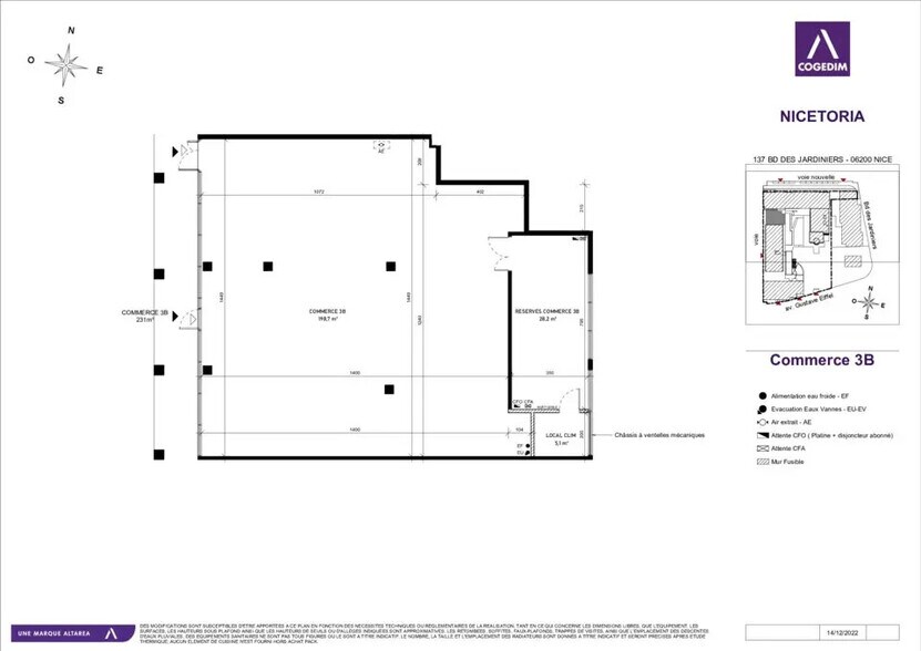 Retail in Nice for lease - Floor Plan - Image 3 of 3