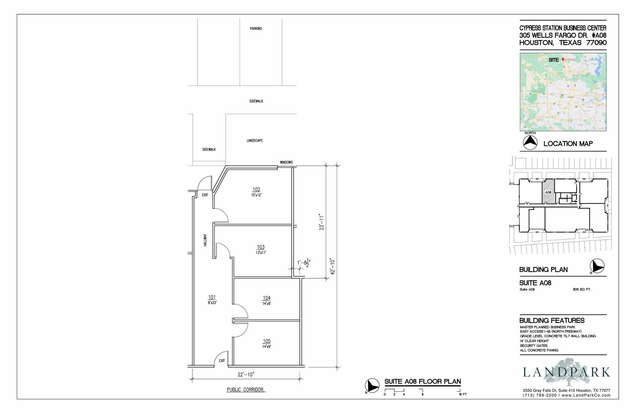 301 Wells Fargo Dr, Houston, TX for lease Site Plan- Image 1 of 1